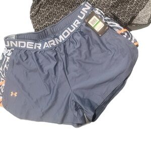 TWO PAIR!! Under Armour Women’s Navy Athletic Shorts NEW WITH TAGS